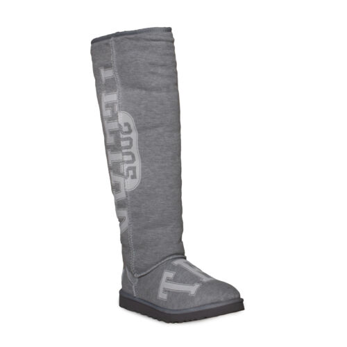 UGG X TELFAR FLEECE TALL HEATHER GREY SHEEPSKIN WOMEN'S BOOTS SIZE US M12/W13 - Picture 2 of 6