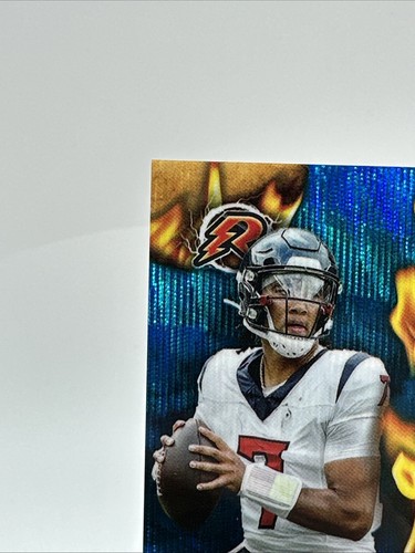 2023 Topps Composite CJ STROUD Resurgence Ignite RC Patch Auto RPA Blue /75 - Picture 4 of 11