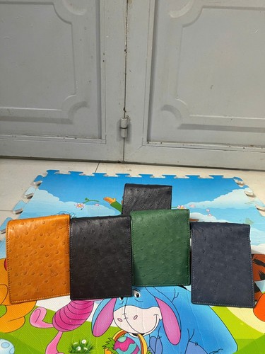 Genuine Body Ostrich Leather Skin Lady Wallet, Credit Cards, Women Wallet - Picture 14 of 15