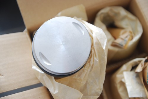 Lancia Fulvia 1300 GTE Rally Sport 77mm std Mondial pistons set rings Kolben - Picture 3 of 3