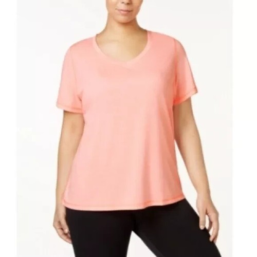 ID Ideology Women's Spring Tulip Rapid Dry Performance T-Shirt 1X NWT - Picture 1 of 3