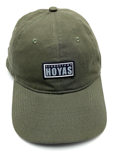 GEORGETOWN UNIVERSITY hat green adjustable cotton cap GU Hoyas *NEW* - Picture 7 of 7