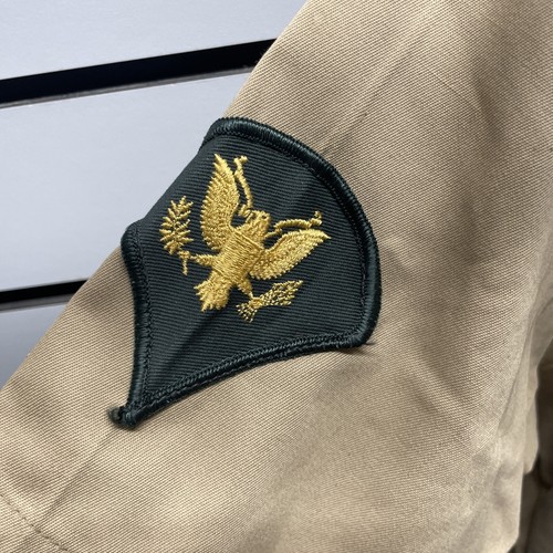 Small Military Shirts ~ Small - 2 Tan / 2 Green (stains) - Picture 2 of 20