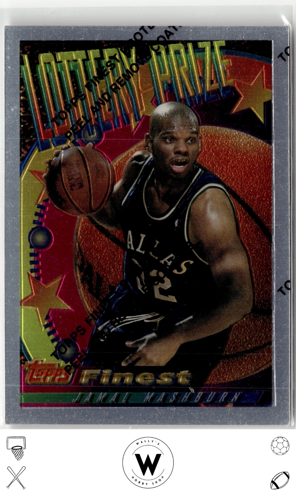 1994-95 Finest #LP21 Jamal Mashburn Lottery Prize