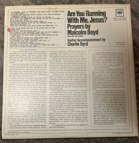 Father Malcolm Boyd & Charlie Byrd Are You Running With Me, Jesus? LP - Picture 2 of 4