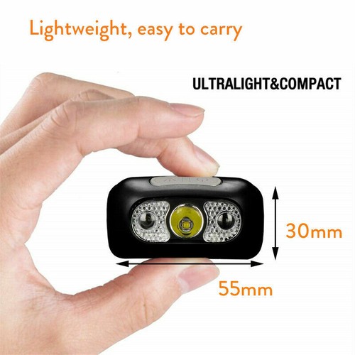 Faro de inducción LED recargable USB linterna nocturna para pesca senderismo ERM - Imagen 7 de 15