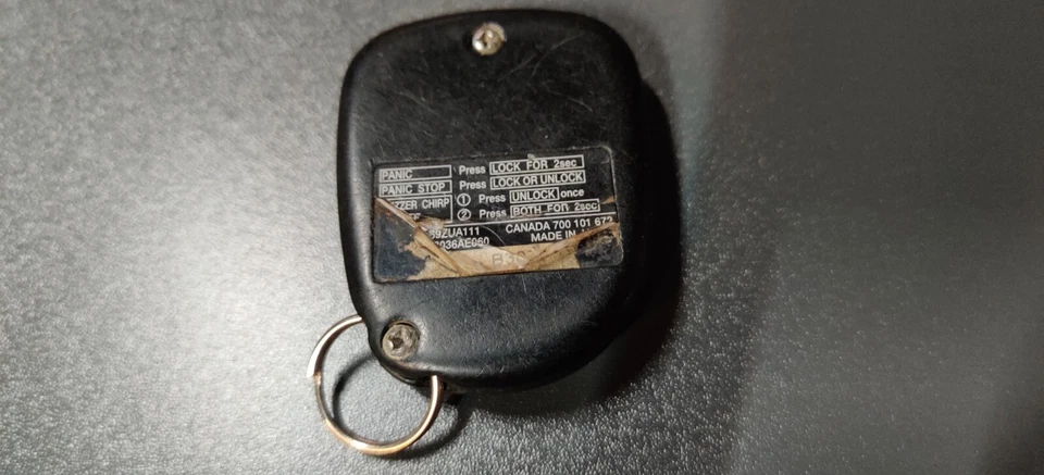 Mando a distancia Subaru Impreza 2003-2004 entrada sin llave A269ZUA111 88036AE060 Foto 3 de 3