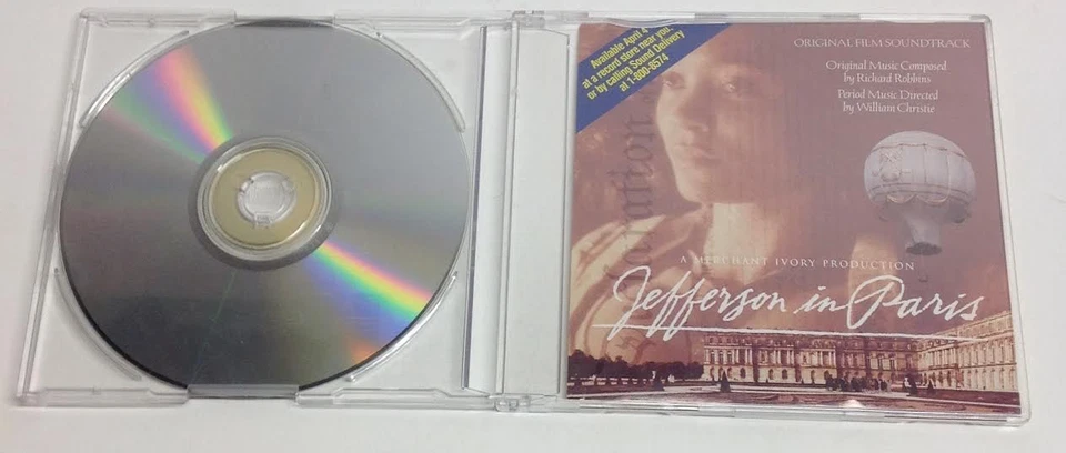 Jefferson In Paris: Original Film Soundtrack - Richard Robbins - 2 Promo Tracks Foto 2 de 4