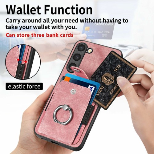 For Samsung Galaxy Ultra S23/22/21 Leather Case Card Slot Shockproof Stand Cover - Picture 2 of 42