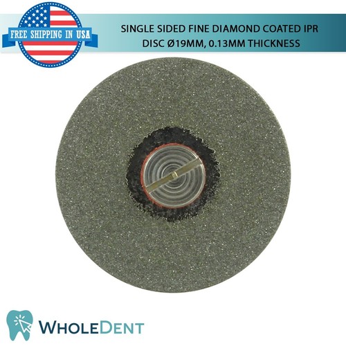Ortho Dental Fine Single Sided Diamond Coated Disc IPR Separator Ø19mm, 0.13 - Picture 2 of 4