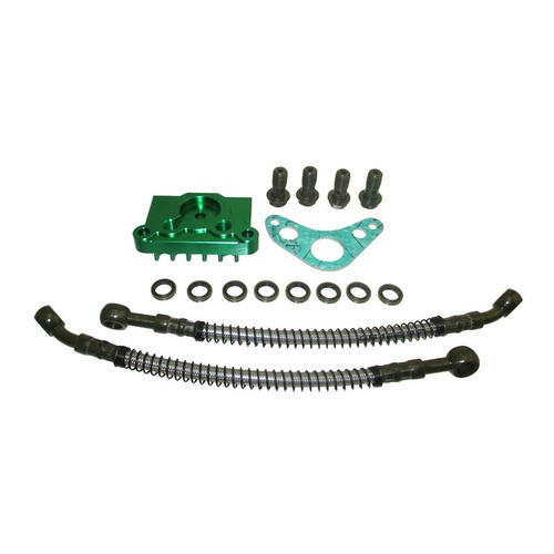 Placa de enfriador de aceite de motor para 50cc 125cc 140cc Pit Dirt Monkey Dax moto ATV - Imagen 6 de 14