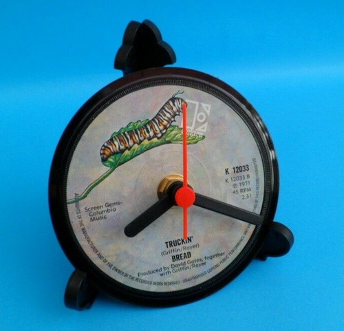 Vinyl Record 4" DESK CLOCKS Made from upcycled singles - Artists starting 'B' - Picture 250 of 320