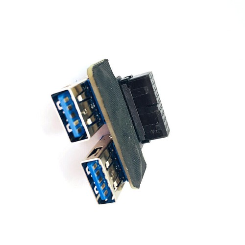 20 Motherboard 3.0 Pin Adapter to USB Female 2 Ports Header Connector Female A - Picture 3 of 7