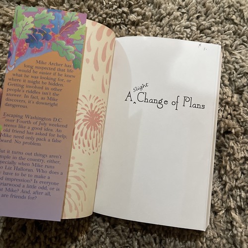 Rare Signed Copy! A Slight Change of Plans - Paperback By Zobel, John VERY GOOD - Picture 11 of 16