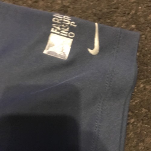 Nike Dri-Fit Golf Shirt, Short Sleeve Polo; M Blue Tour Performance Mens - Bild 3 von 7