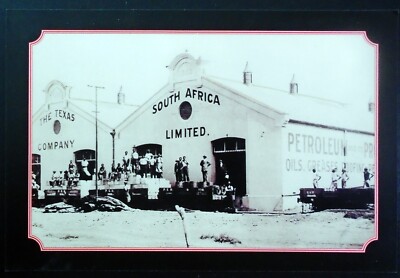 2001 TEXACO Oil Loading Facility Port Elizabeth South Africa 4x6 Repro Card