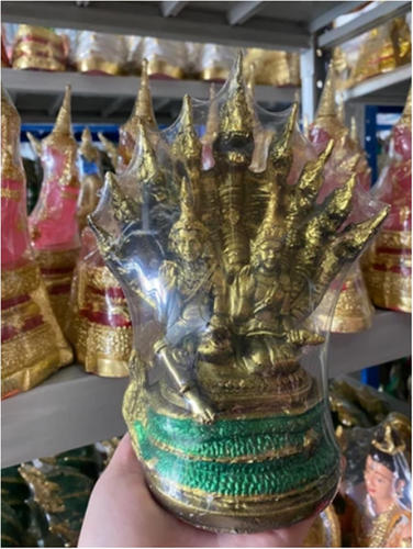 Thai Amulet Naga Payanak 9 Heads Dragon Statue Pu Srisuttho Ya Pathumma - Picture 4 of 5
