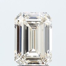 Lab Grown 3.01 Ct EMERALD Cut IGI Certified CVD Diamond I Color VS1 Clarity