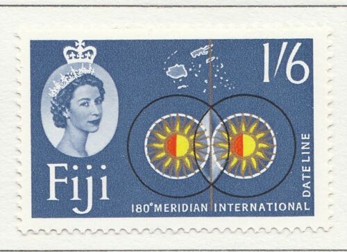 Colonie Inglesi British Colony FIJI 1962 1s6d MH* Stamp A28P26F28396 - Bild 1 von 1