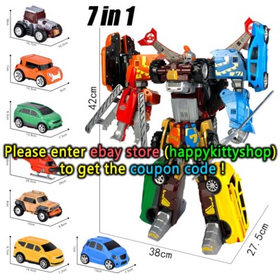 Tobot X Y Z D V K T Combiner Robot GIGA 7 Figure Integration Boy