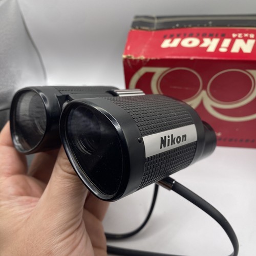Jumelles compactes Nikon vintage 1979 8x24 7° - RARES AVEC BOITE & papiers ! ~ Japon - Photo 8/24