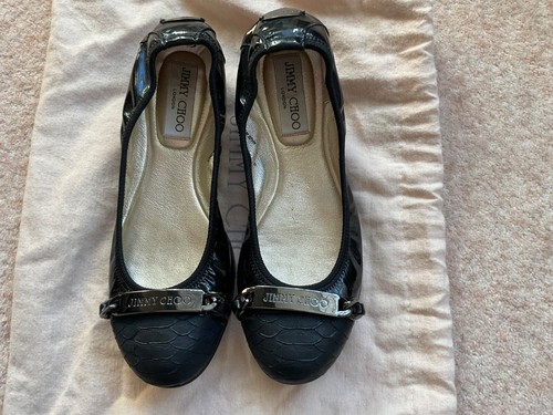 Jimmy Choo Black ballet flats size 37.5