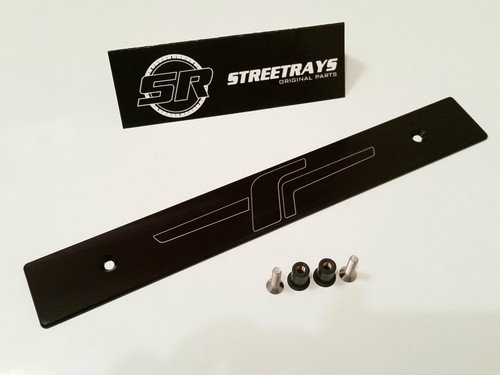 Eliminación de matrícula frontal de aluminio Billet con logotipo grabado láser personalizado G - Imagen 3 de 4