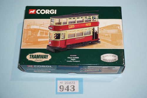 Corgi CC25202 Tramway Classics Fully Closed Tram London Limited Edition Boxed - Picture 1 of 4