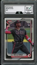 2024 Bowman #22 Elly De la Cruz GRADED 10 GEM Mint Rookie Card RC