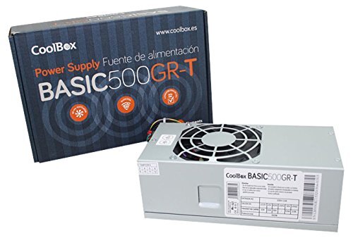 CoolBox BASIC500GR-T - power supply units (20+4 pin ATX, +12V1,+12V2,+3.3V,+5V,+