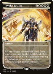 Invoke Justice (Showcase) 366 Kamigawa: Neon Dynasty