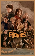 1985 The Goonies Movie Poster Print 11X17 Mouth Chunk Sloth 🏴‍☠️☠🍿