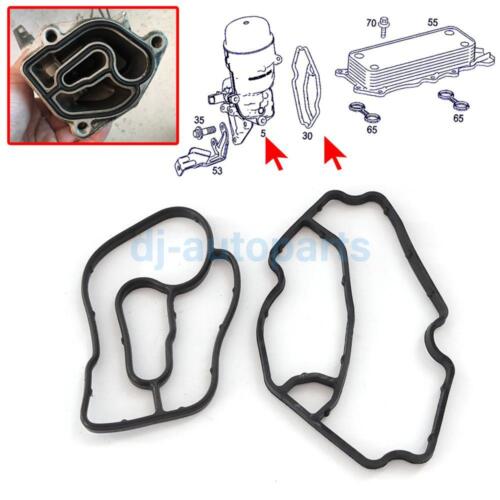 2X New Rubber Oil Filter Housing Gasket for Benz ML320 R320 Dodge Sprinter - Picture 3 of 4