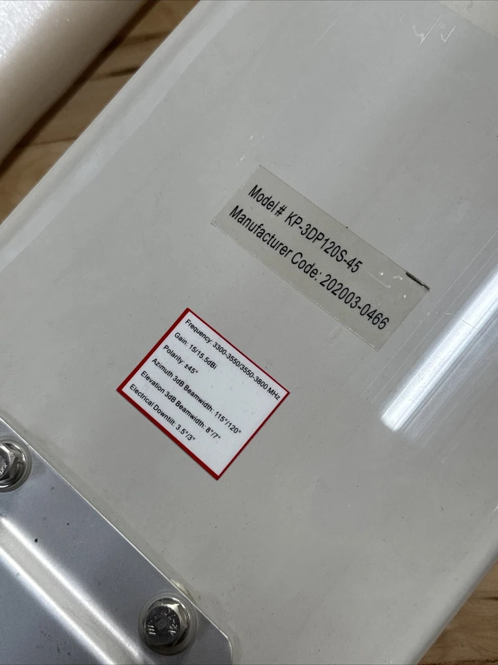 KP Performance 3 GHz 120 Degree ±45 Degrees Slant 14.5dBi (Designed for LTE) - Image 3 of 4