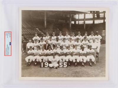 1955 Brooklyn Dodgers Only World Championship Team Photo, PSA Type