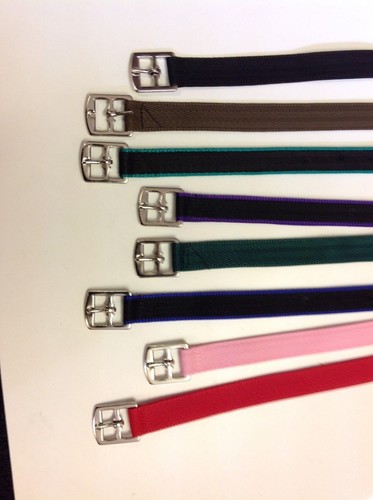 20" STIRRUP LEATHERS SYNTHETIC pair webbing 3/4" WIDE (20mm) small children - Picture 4 of 61