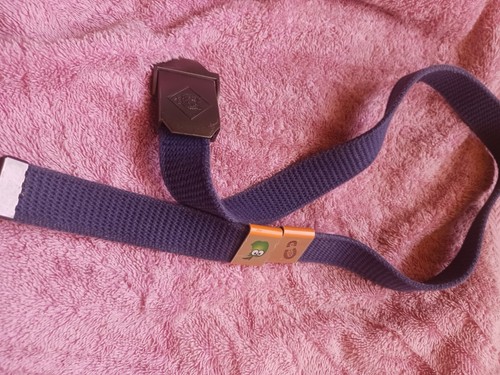 Vintage Cub Scouts Belt Blue Solid Brass Buckle 30" Made in USA - Picture 4 of 4