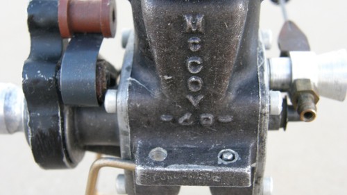 McCoy .49 Red Head Spark Ignition Gas/Nitro Model Airplane Engine / Tether Car - Picture 5 of 21
