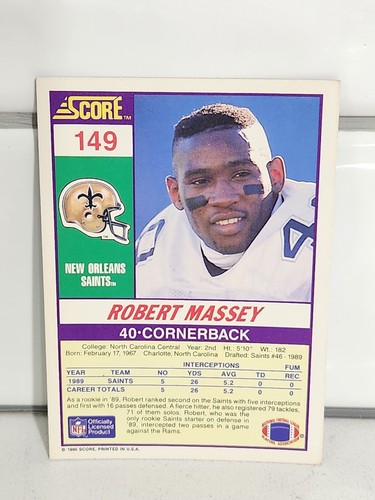 1990 Score Football Complete your set!  Card numbers 1 to 170 - Bild 295 von 337