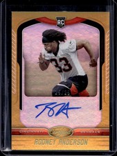 2019 Panini Certified Rodney Anderson Rookie RC Mirror Gold Auto #25/25 Bengals
