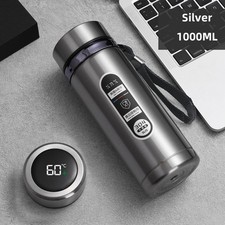 Stainless Steel Thermos Water Bottle Vacuum Flask LED Temperature Display Travel