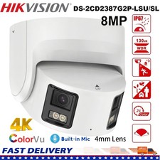 Hikvision 4mm lens DS-2CD2387G2P-LSU/SL 8MP 4K ColorVu+ PoE IP Kamera X Panorami