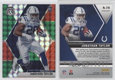 2020 Panini Mosaic Rookies Choice Red and Green Prizm Jonathan Taylor Rookie RC