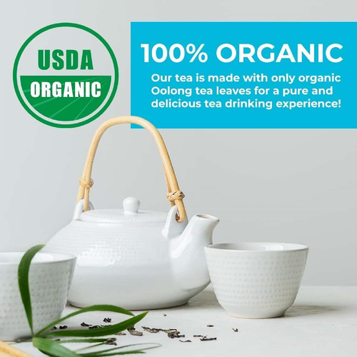 Bio Oolong Tee, 100 Teebeutel - 100% Bio Schwarztee - ungesüßter Schwarztee - Bild 5 von 12