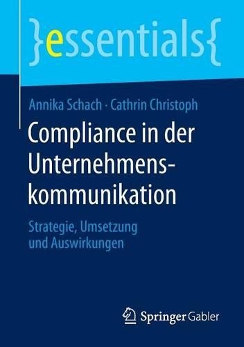 Annika Schach Cathrin Compliance in der Unternehmenskom (Paperback) (UK IMPORT) - Picture 1 of 1