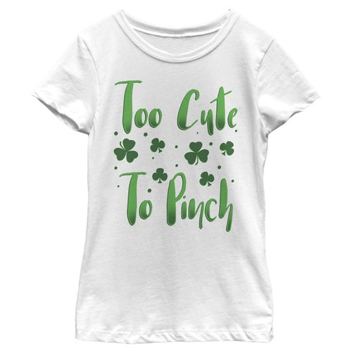 Girl's Lost Gods St. Patrick's Day Too Cute To Pinch T-Shirt