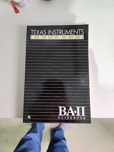 Guía Ejecutiva de Negocios Texas Instruments BA II 1987 de Colección - Imagen 9 de 10
