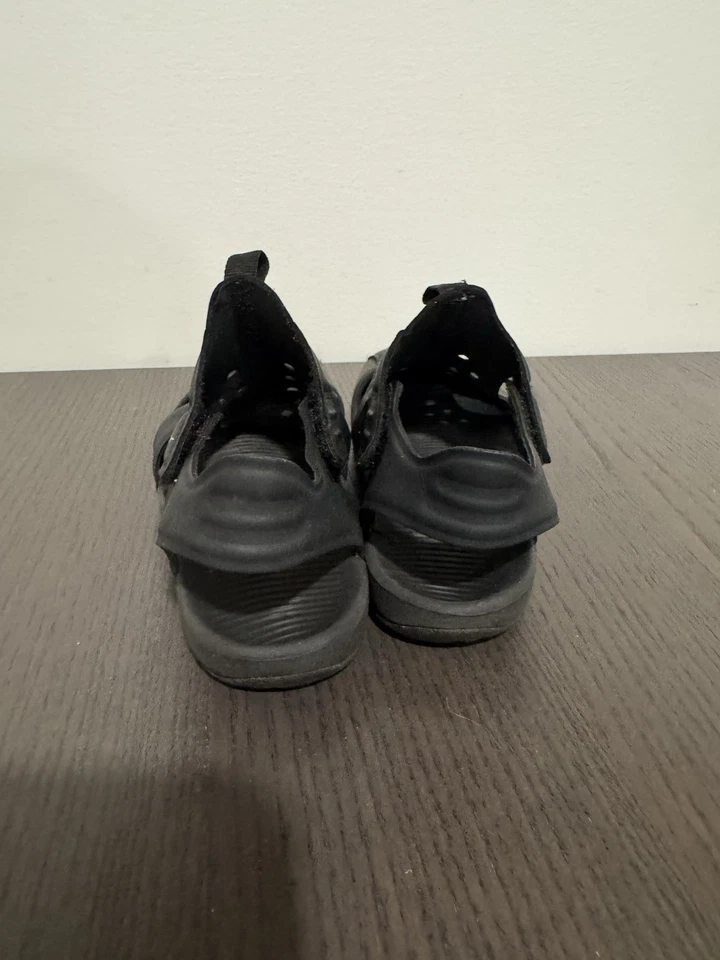 Черные сандалии Nike Sunray 11 11c Protect для мальчиков 943826-001 летние пляжные водные - Изображение 3 из 4