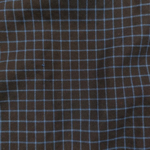 Wool & Prince Wool Button Up Shirt Mens Medium Slim, Plaid, Pocket, Long Sleeve - Picture 12 of 12