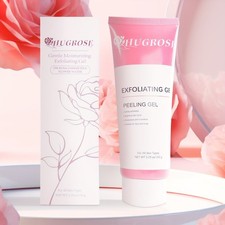 Facial Exfoliating Gel Scrub Moisturizing Removes Dead Skin For Face Care US